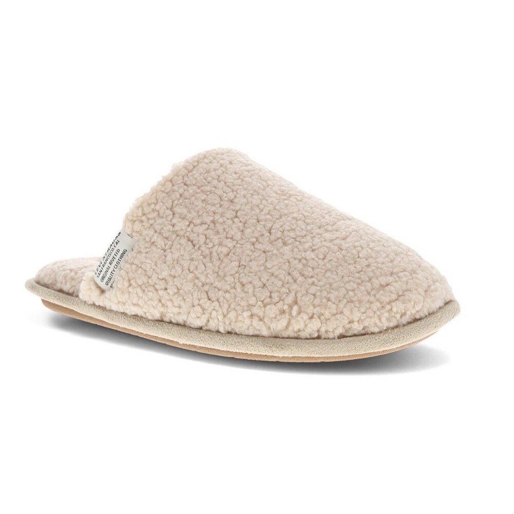 Women's Levi's Lacey Round Toe Lightweight Scuff Slippers Cream Sz: M 7-8